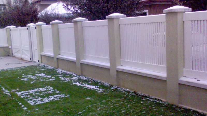 Gard PVC model Arizona (dealiu), Baia Mare