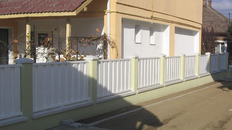 Gard PVC model Houston, Baia Mare