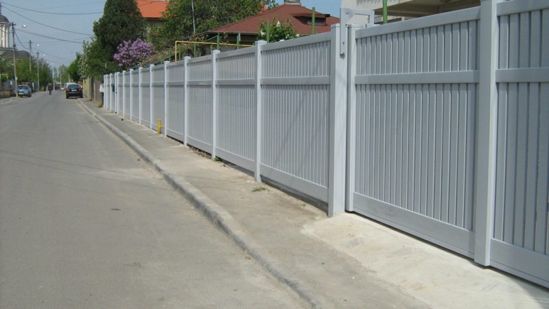 Gard PVC model New York, str. Televiziunii nr.4, București, an instalare 2009